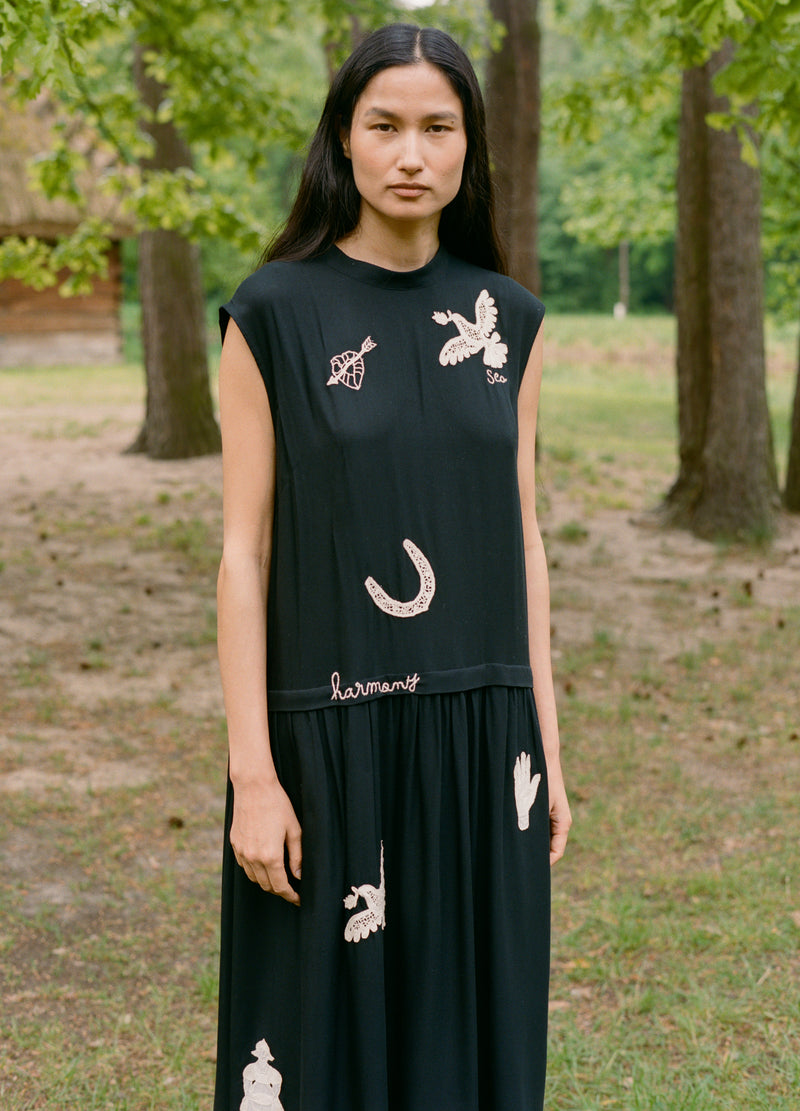sea new york black everly embroidery halter dress Sea New York | Dresses | Sea New York Everly Embroidery Halter Neck Dress Midi Dress Nwt
