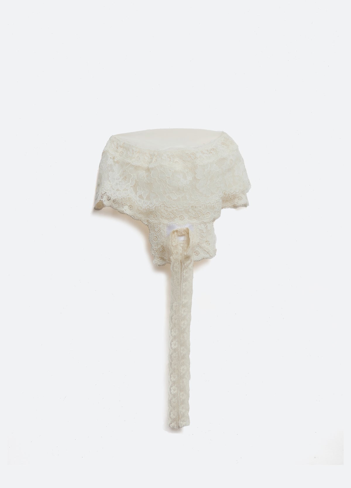 cream-ethel hat-flat view - 5