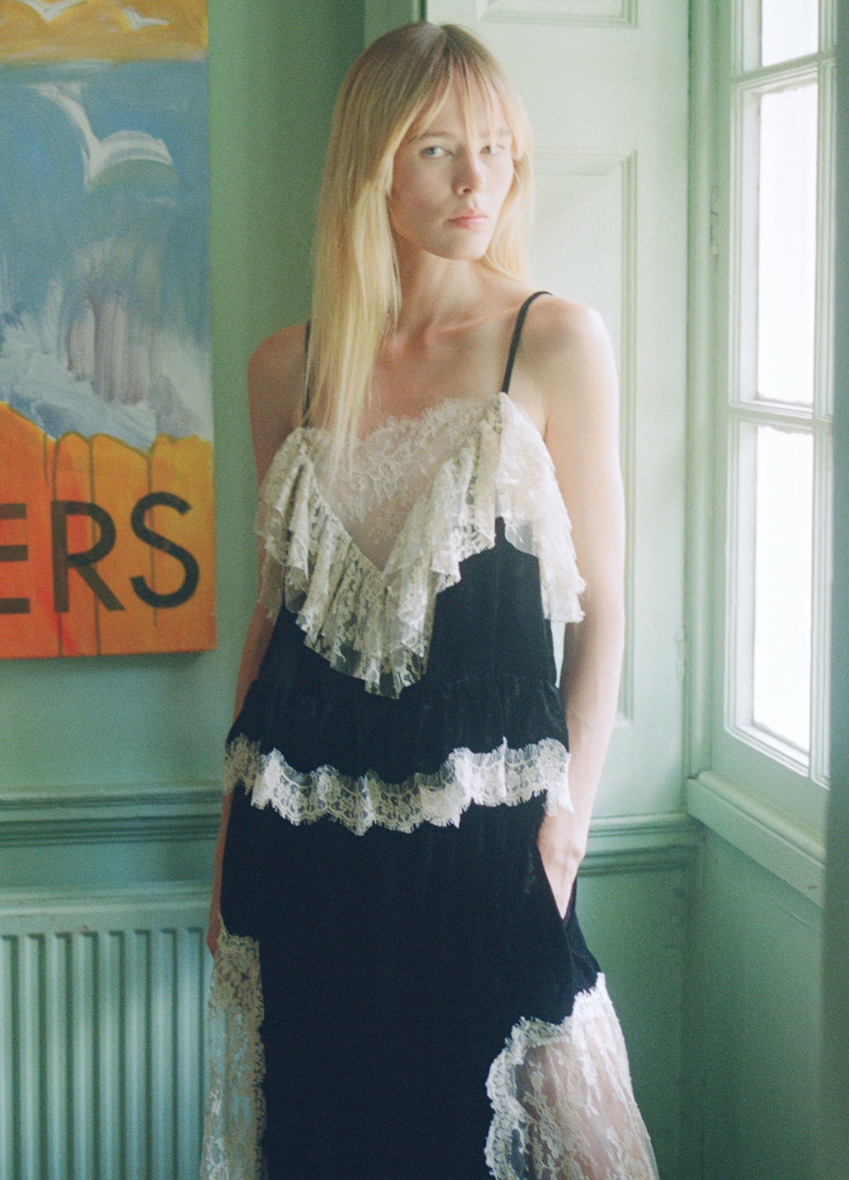 black-evette cami-editorial view - 2