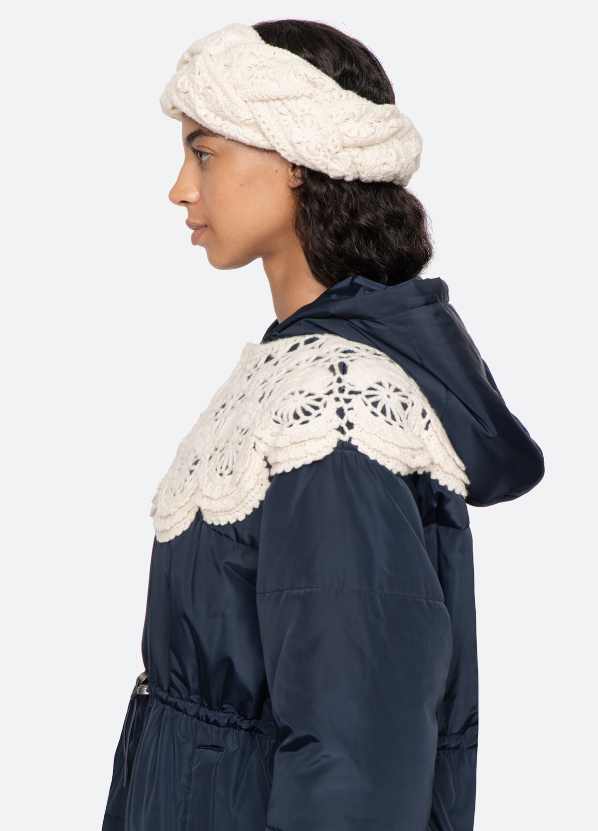 cream-alena headband-side view - 4