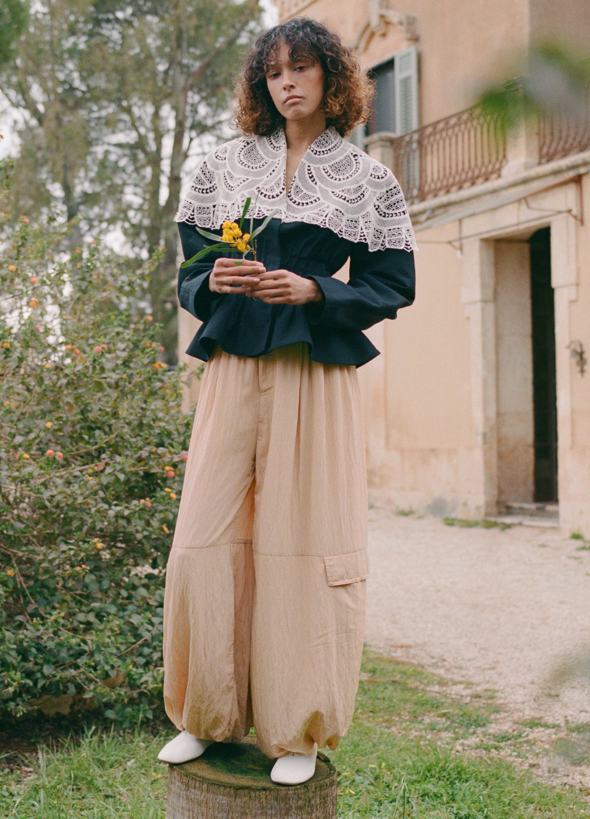 khaki-lisette pants-editorial view - 8