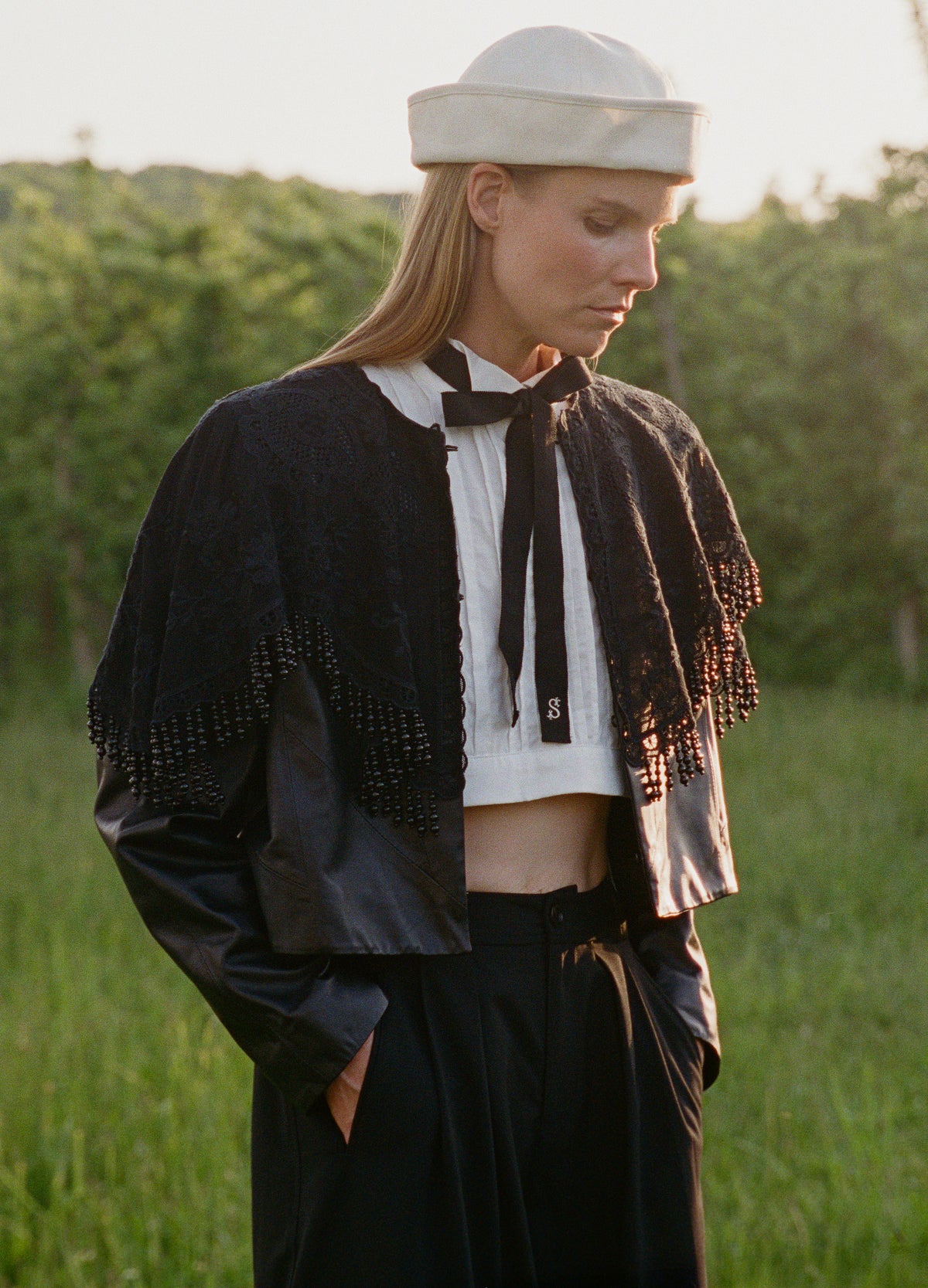 black-lisetta jacket-editorial view