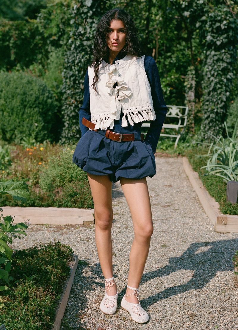 navy-adele shorts-editorial view - 2