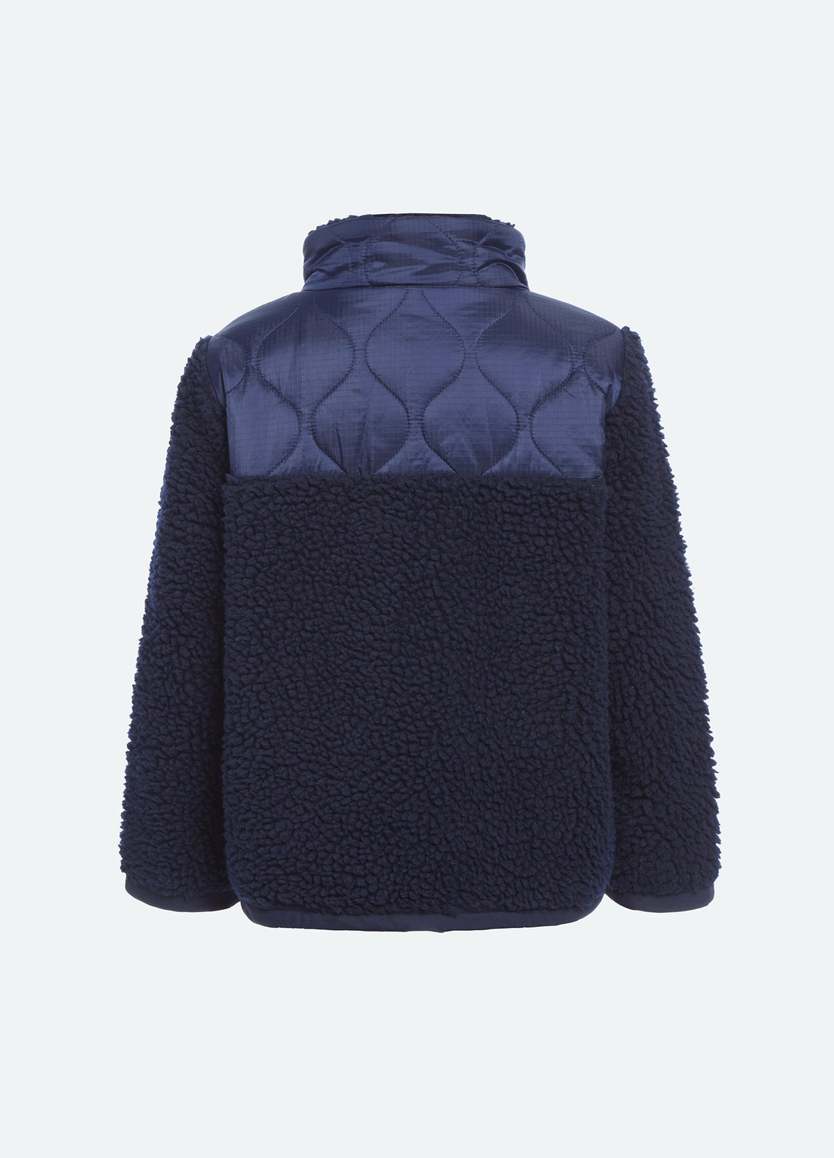 navy-patton kids jacket-back view - 2