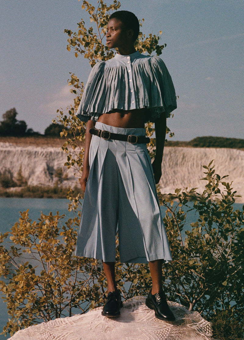 blue-elisa culottes-editorial view - 8