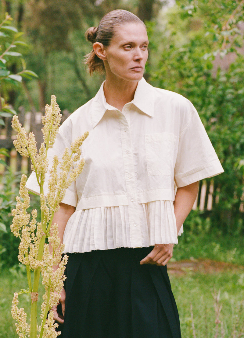 cream-solene shirt-editorial view - 2