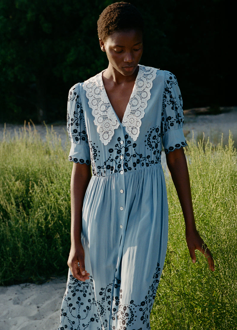 blue-frances dress-editorial view - 1