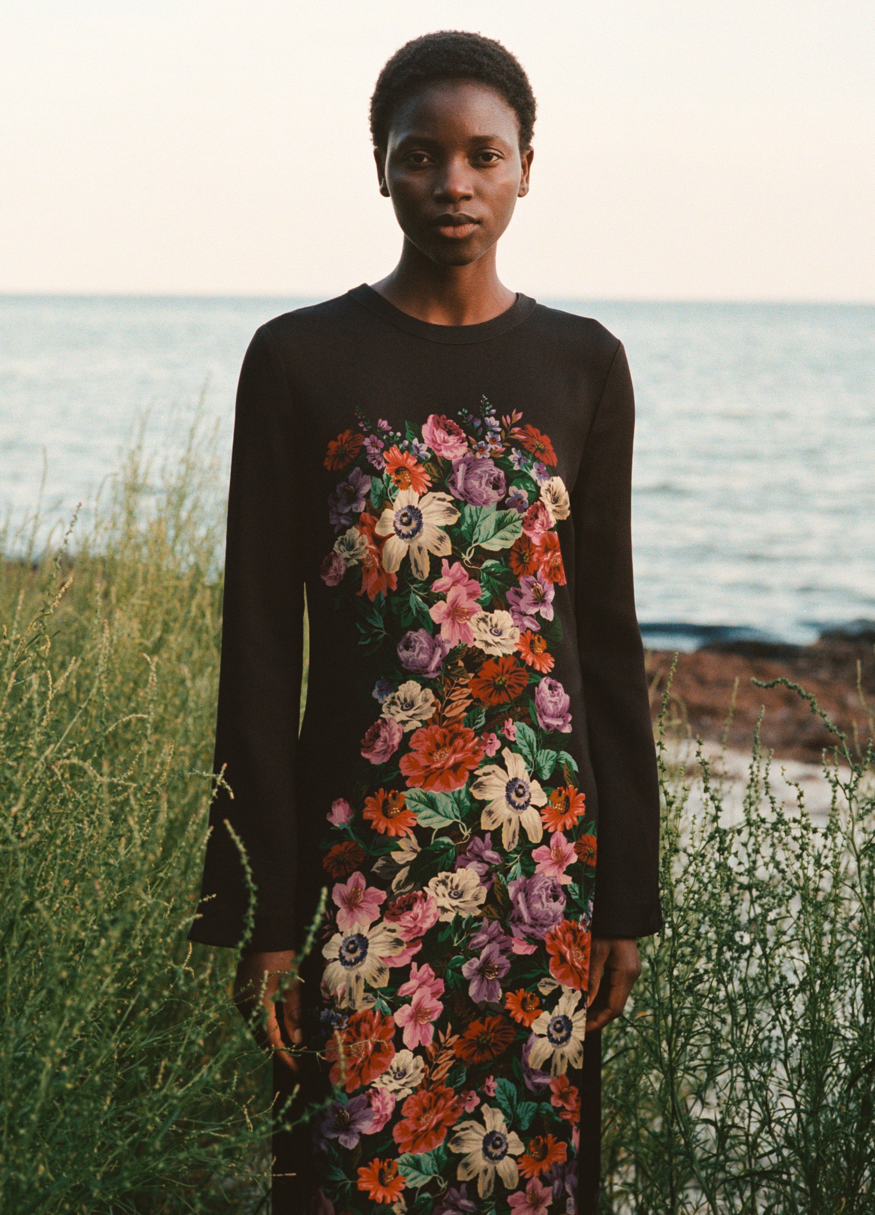 Viktoria L/S Dress – Sea, New York