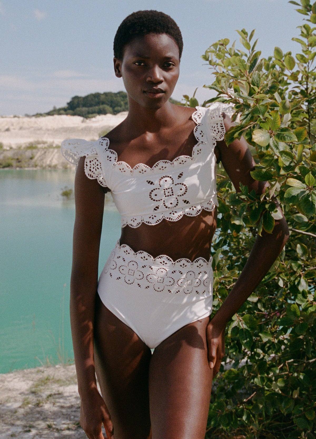 white-babette bikini top-editorial view - 7