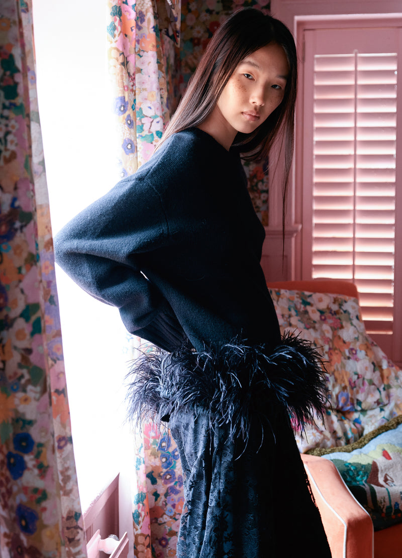 black-zelie sweater-editorial view - 1
