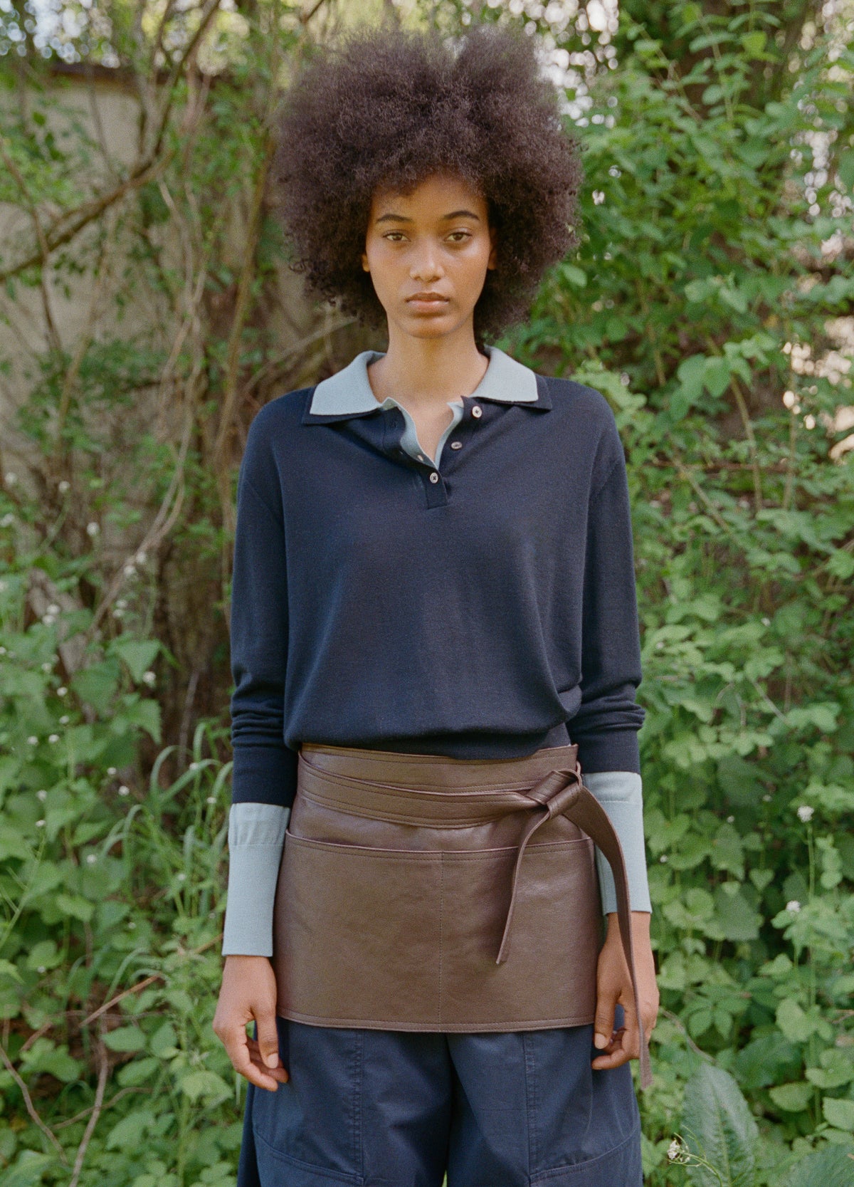 navy-kayla polo-editorial view