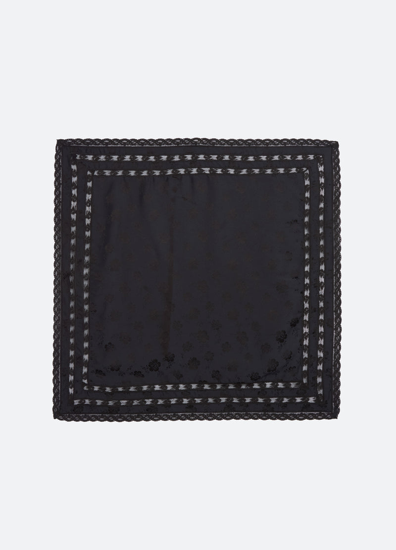 black-kathleen scarf-flat view - 4
