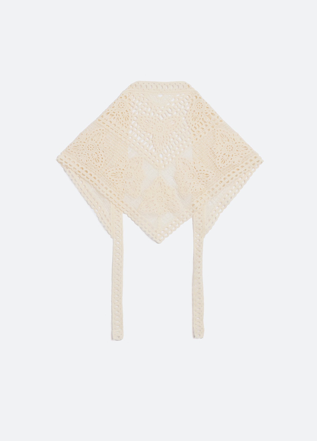 cream-annabelle scarf-flat view