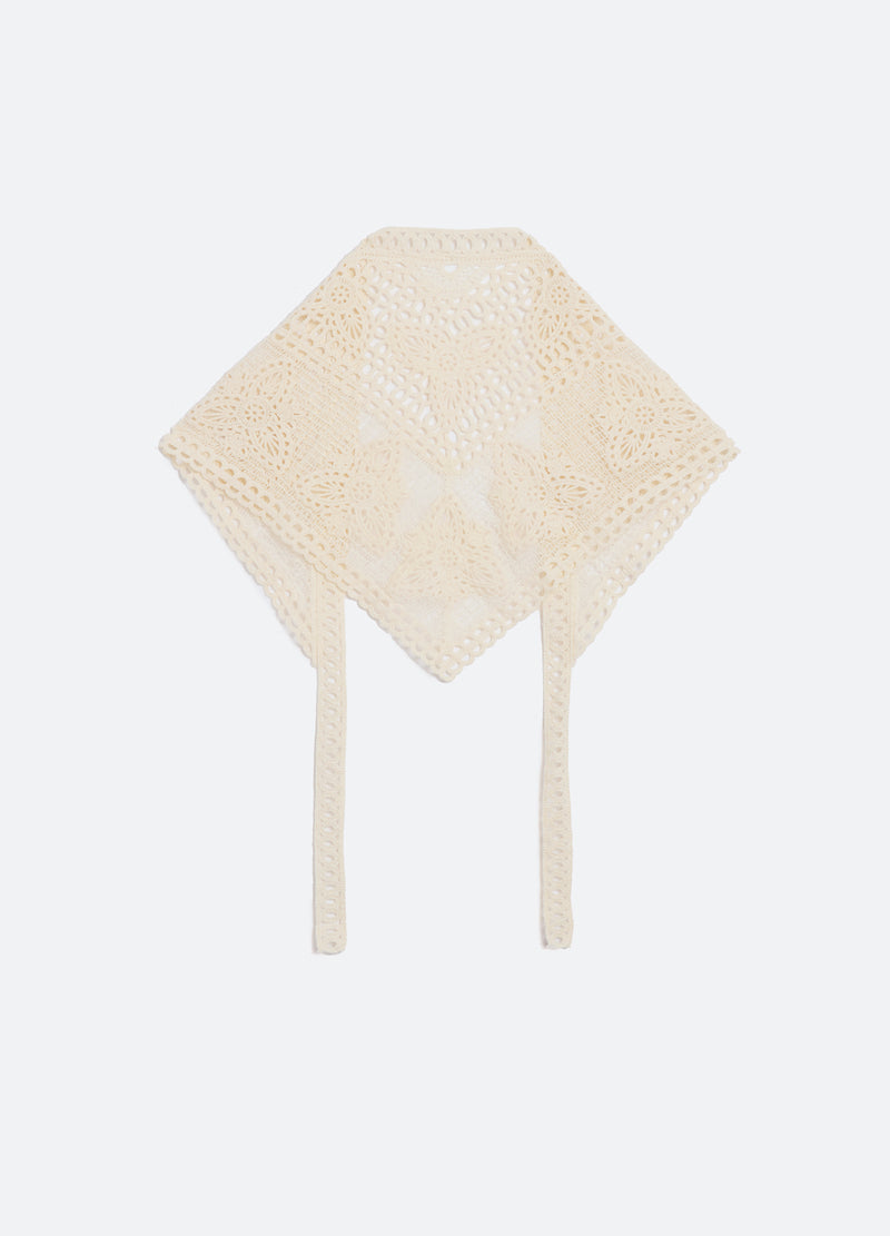 cream-annabelle scarf-flat view - 1