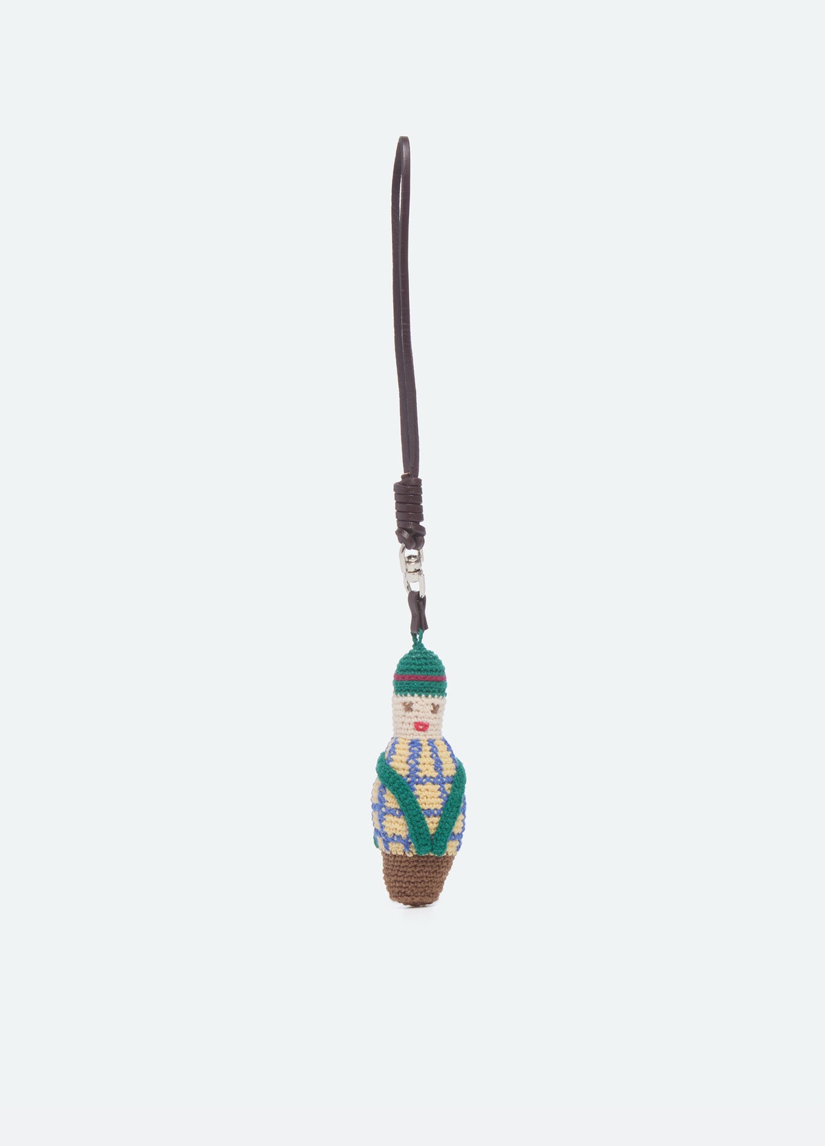 green-liana bag charm-front view