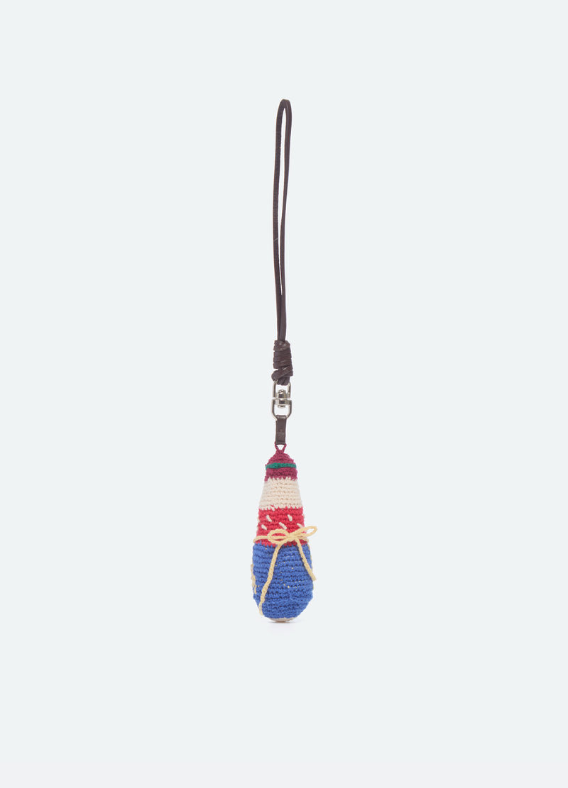 red-liana bag charm-back view - 6