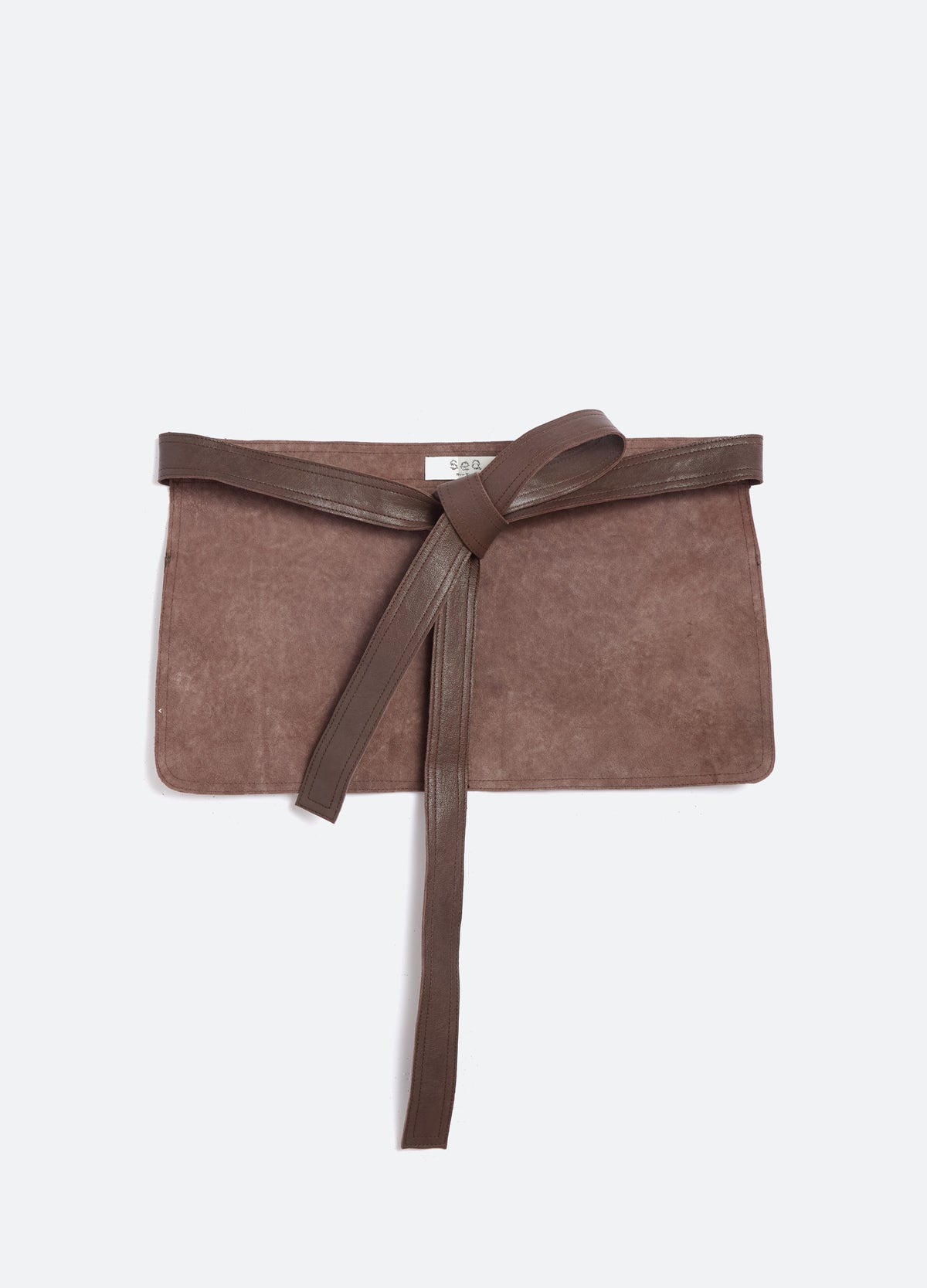 brown-mathias apron-back view - 4