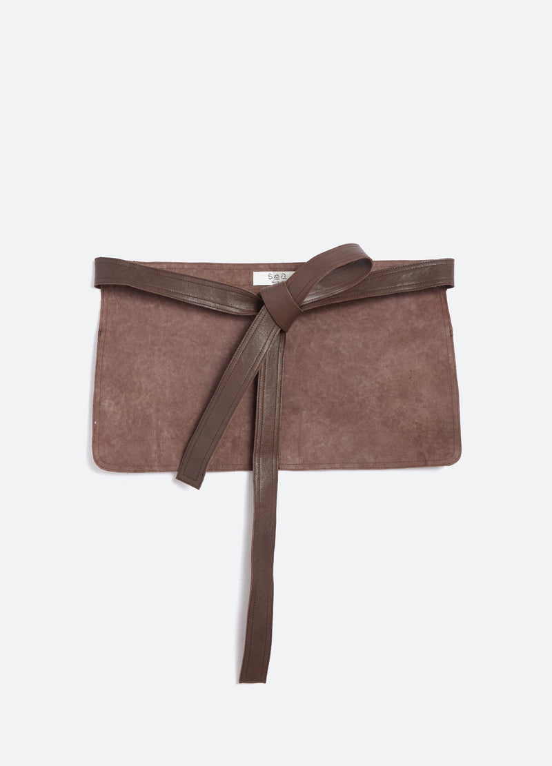 brown-mathias apron-back view - 4