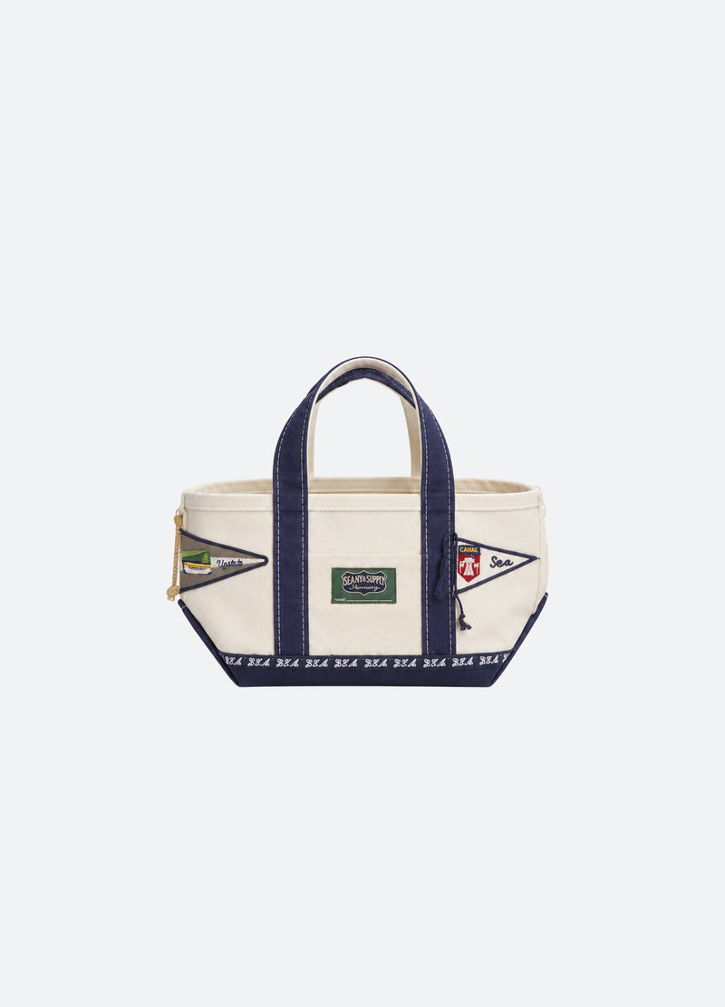 cream-perrie small tote-back view - 1
