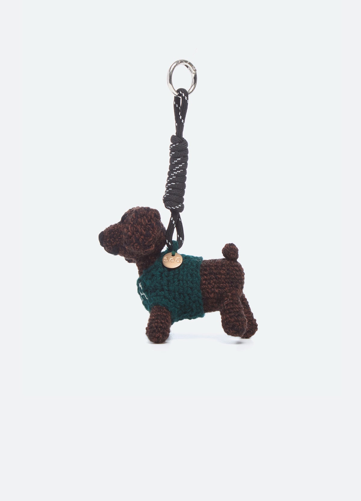 multi-perrie dog charm-side view - 3