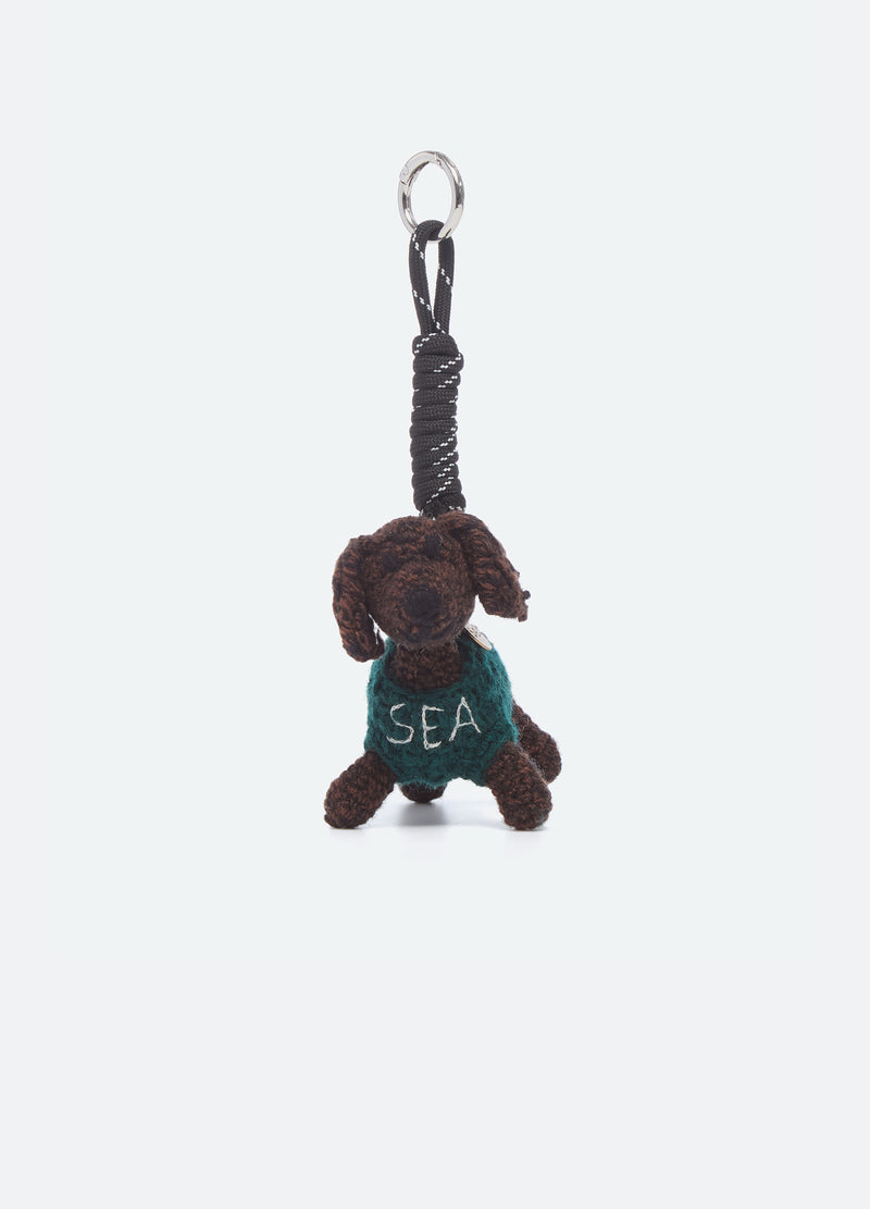 multi-perrie dog charm-front view - 2