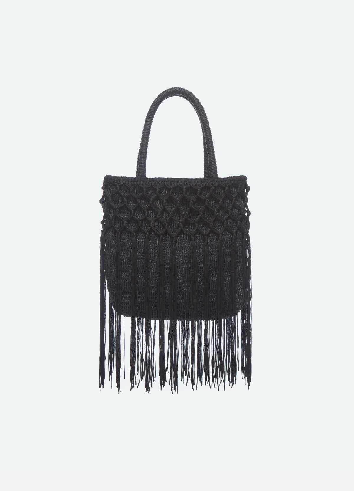 black-samantha mini bag-front view