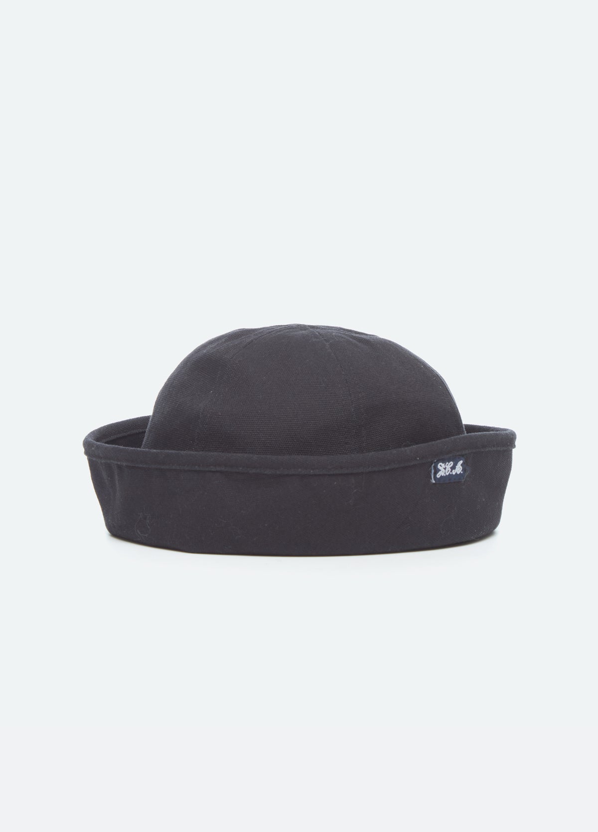 black-saylor hat-flat view