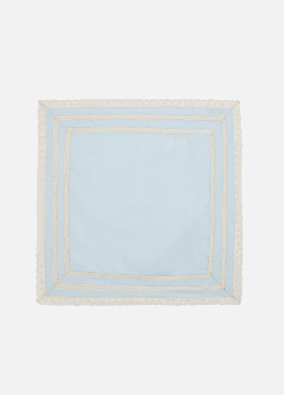 blue-Niamh Scarf-flat view - 2