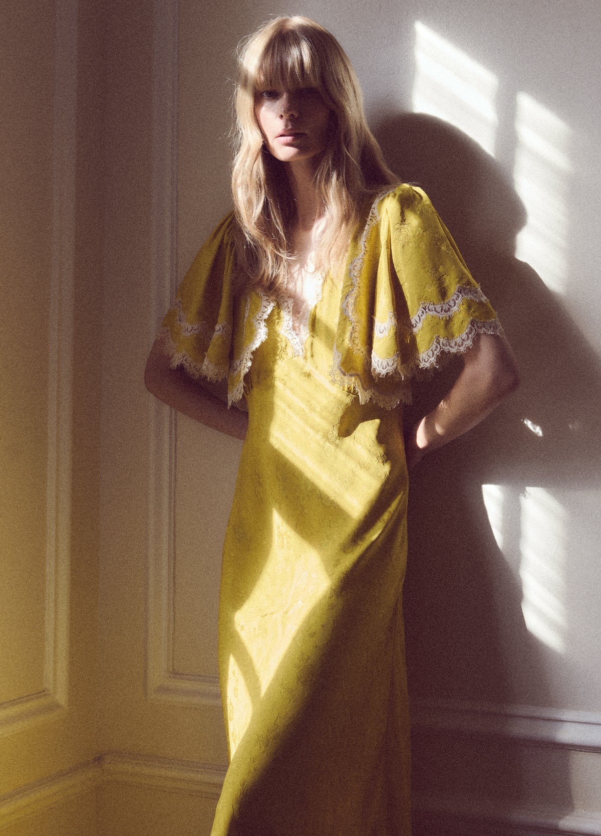 yellow-shay dress-front view - 9