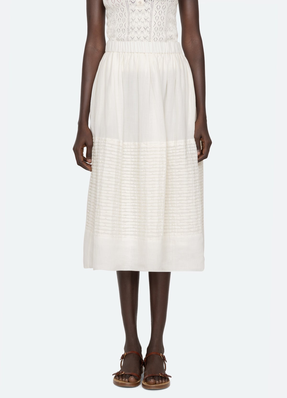 white-violet skirt-front view - 7