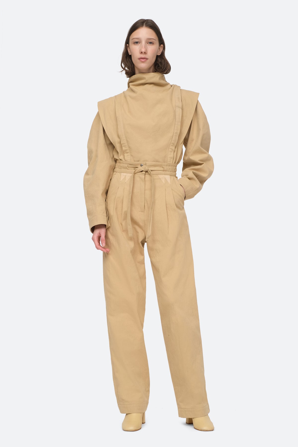 sand-therese pants-full body view - 7