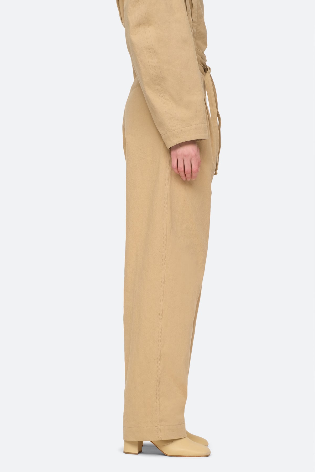 sand-therese pants-side view - 9