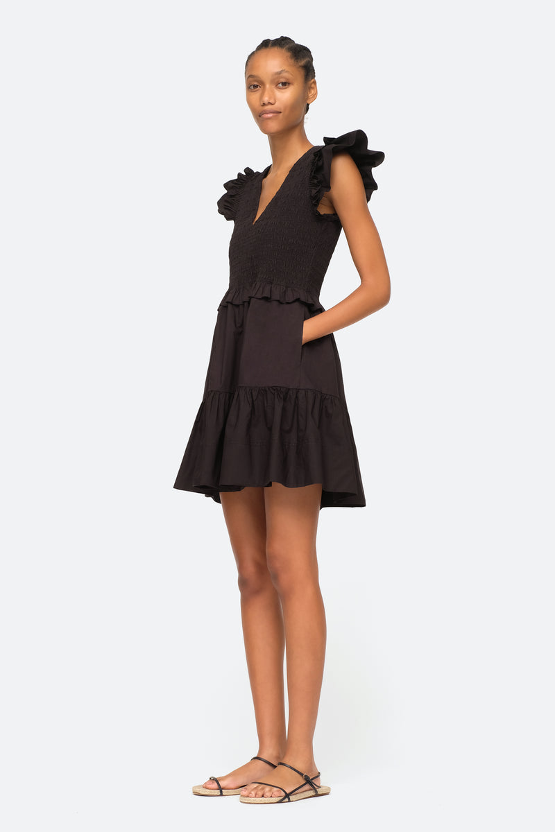 black-phoebe dress-side view - 3