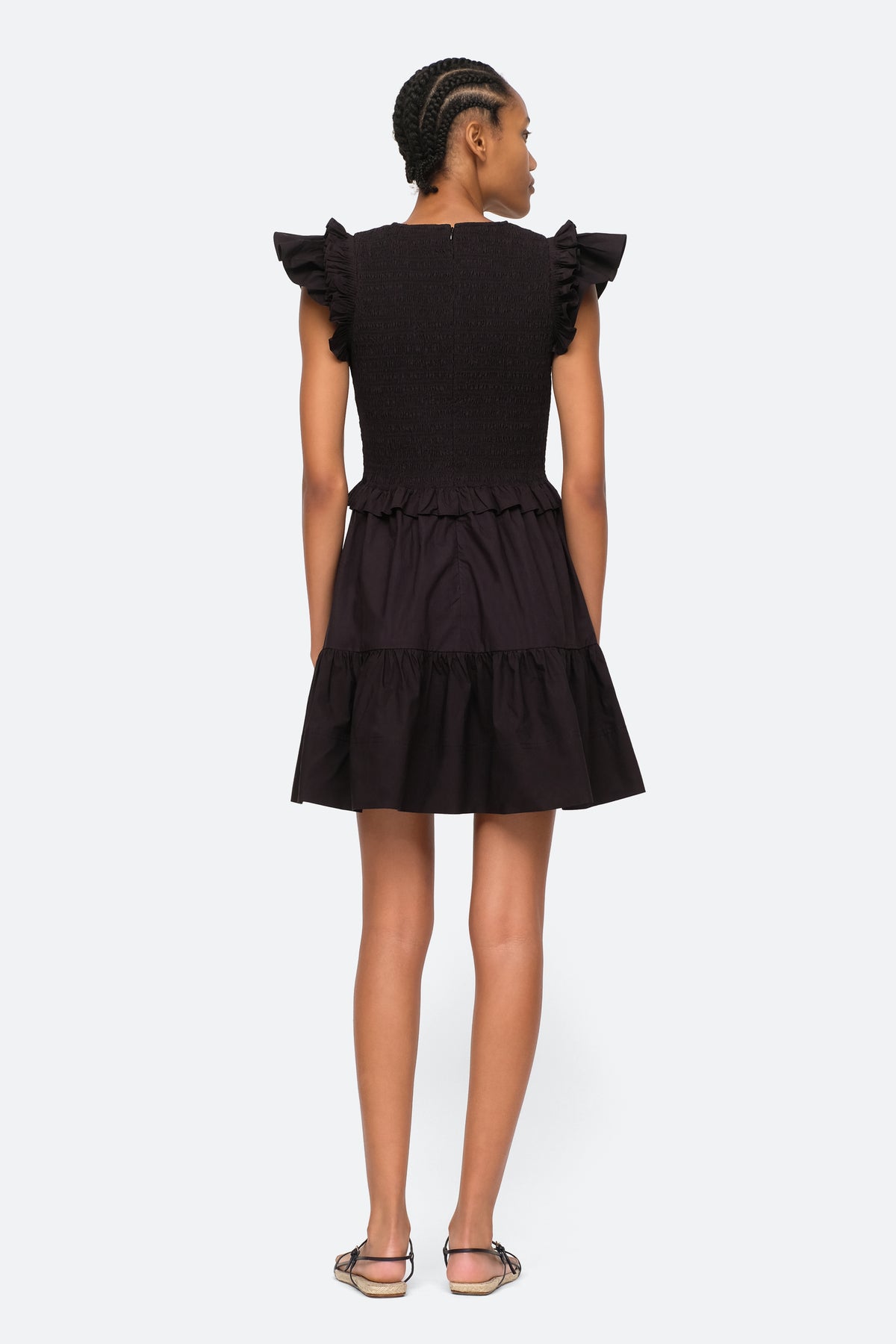 black-phoebe dress-back view - 2