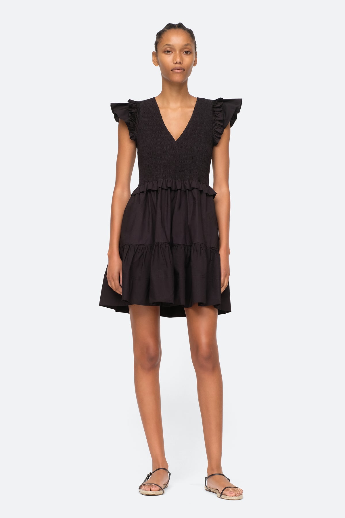 black-phoebe dress-front view